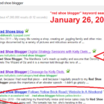 On SEO. For My Red Shoe Bloggers.