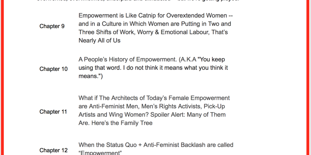 Empowerment Chapters List