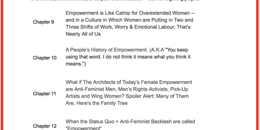 Empowerment Chapters List Empowerment Chapters List
